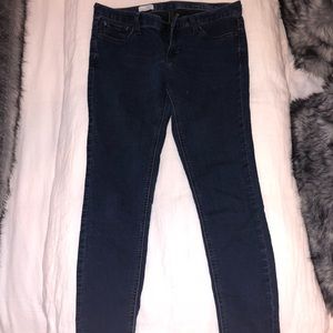 Gap low rise dark wash legging jeans